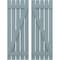 Ekena Millwork Americraft 5-Board (2 Batten) Wood Spaced Board-n-Batten Shutters w/ Z-Bar, ARW102SB519X77SBH, PR ARW102SB519X77SBH - alternate 1